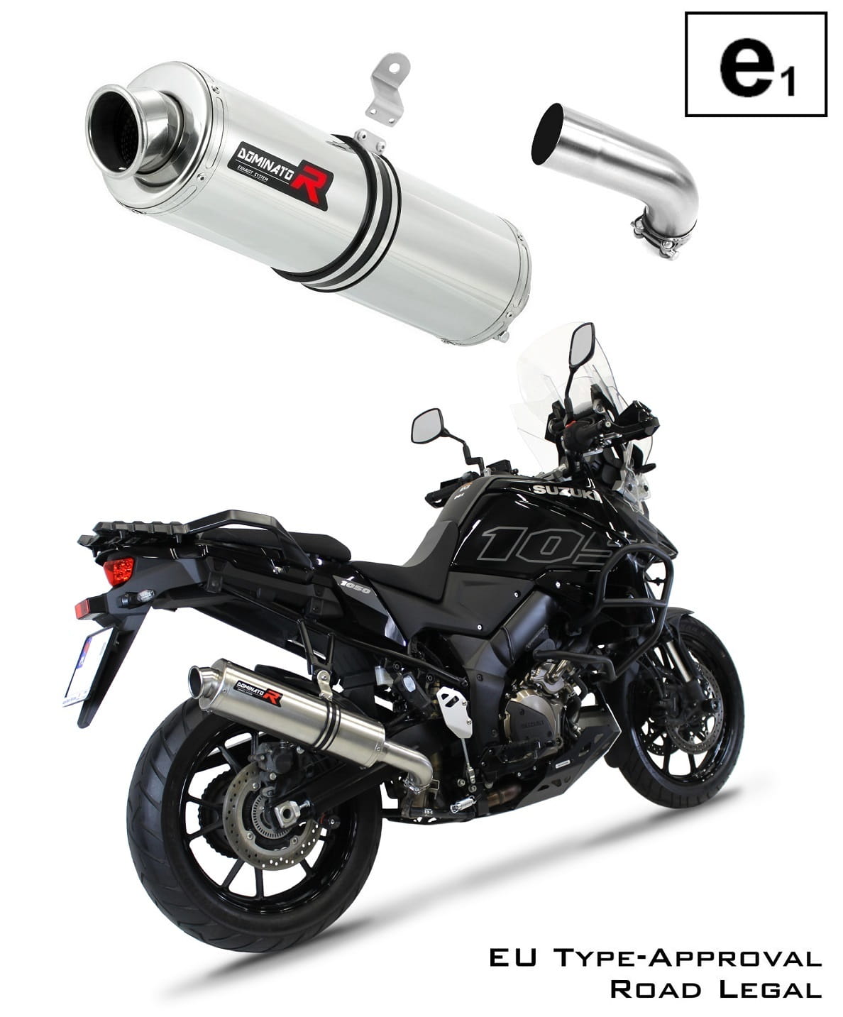 Suzuki DL 1050 V-Strom / XT / DE 2020 - 2024 EU Approved Exhaust Silencer ST 20 m.
