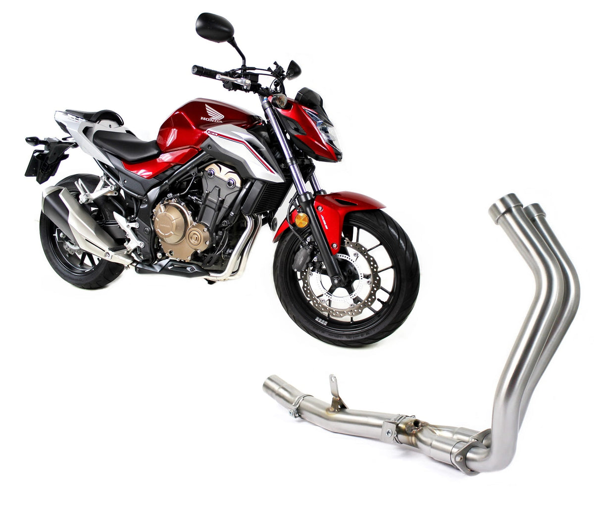 Dominator headers/collector for CB 500 F Header pipe collector manifold 2016-2019