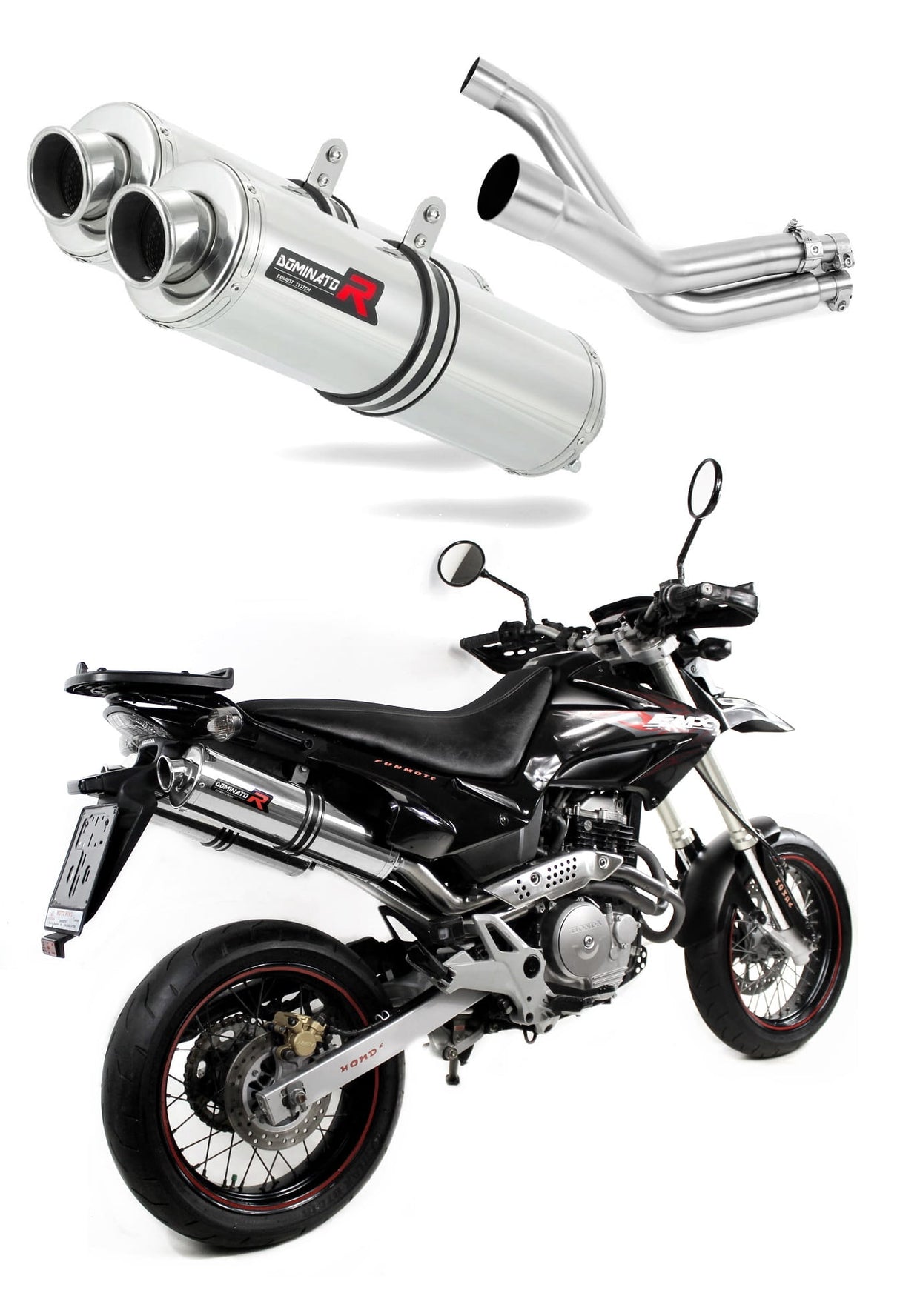 Honda FMX 650 2005 - 2009 Exhaust Silencer Muffler ST + dB killer medium 20 m.