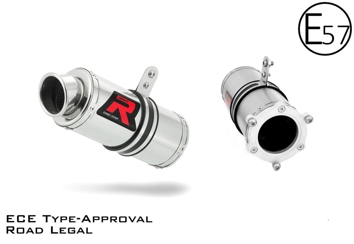 Kawasaki ZX6R 1995 - 1997 EU Approved Exhaust Silencer GP1 19 m.