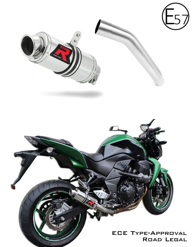 Kawasaki Z750 2007 - 2012 EU Approved Exhaust Silencer GP1 20 m.