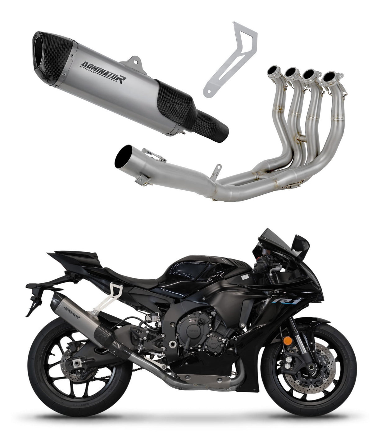 YZF R1 1000 RN32 2015 - 2016 Full Titanium Exhaust System HP6 + dB killer 20 m.