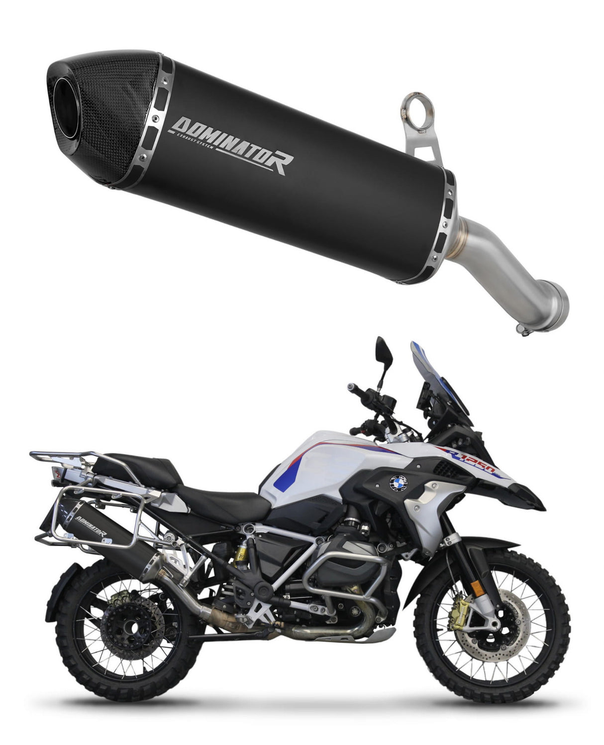 BMW R1250GS 2018 - 2023 EU Approved Exhaust Silencer BLACK HP7 20 m.