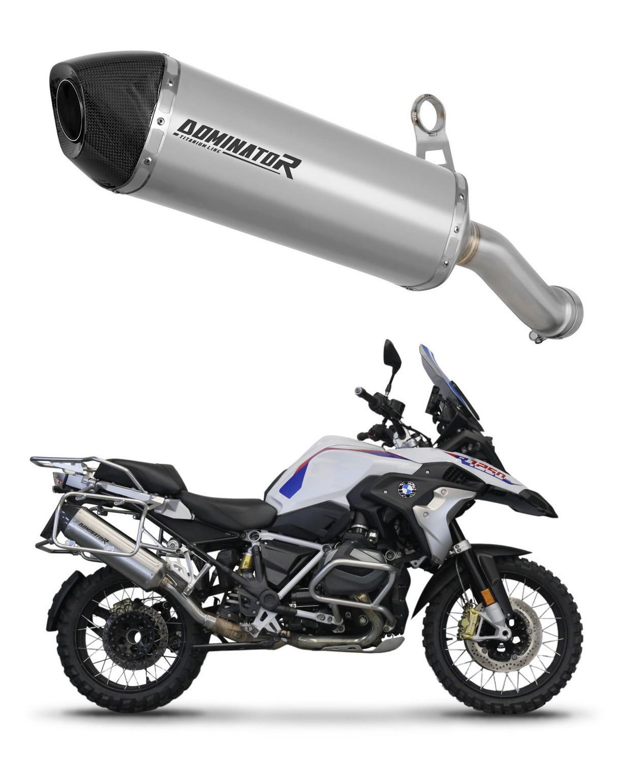 BMW R1200GS Adventure 2013 - 2018 Exhaust Silencer Muffler Titanium HP7 + dB killer 20 m.