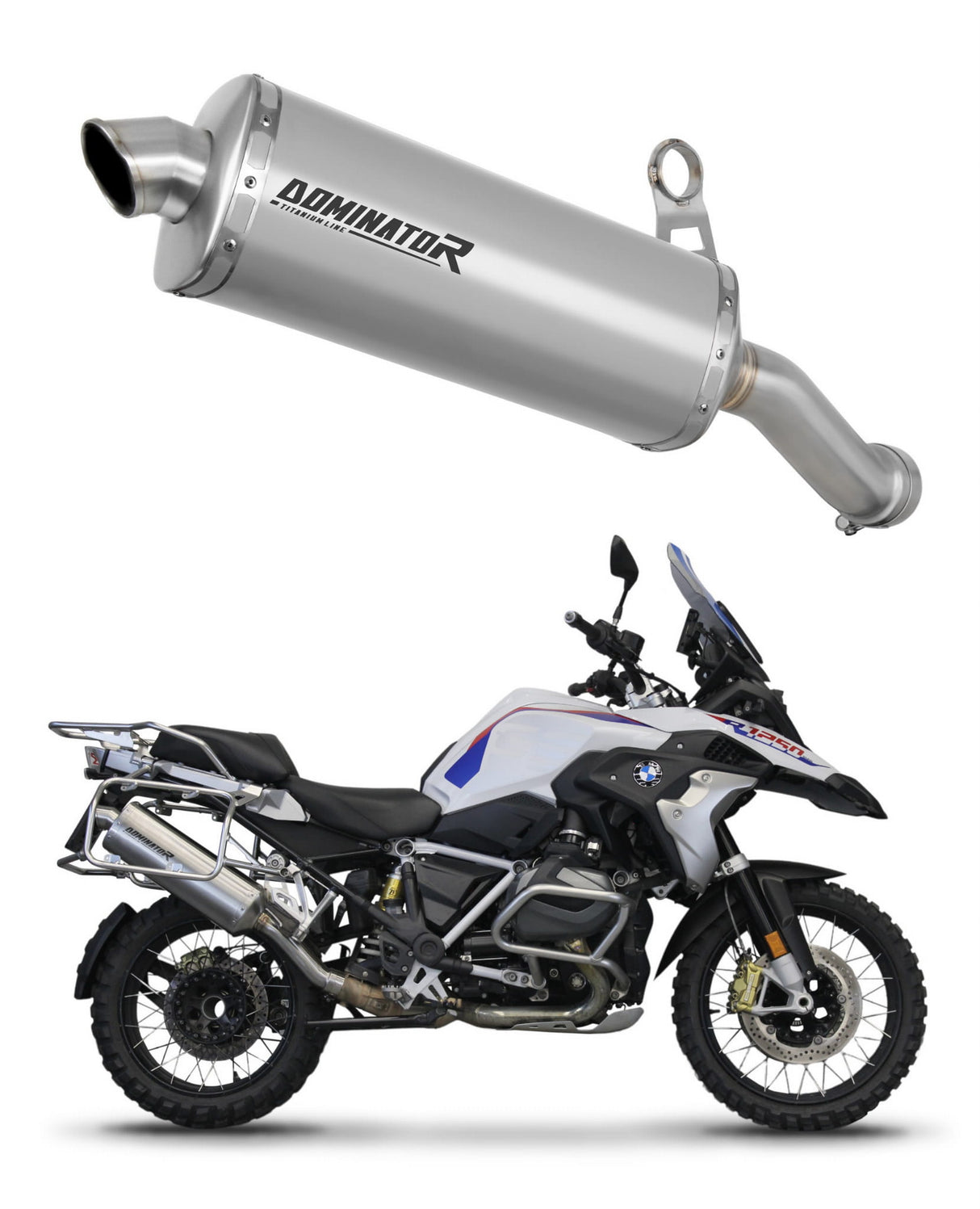 BMW R1200GS 2013 - 2018 Exhaust Silencer Muffler Titanium P7 + dB killer 20 m.