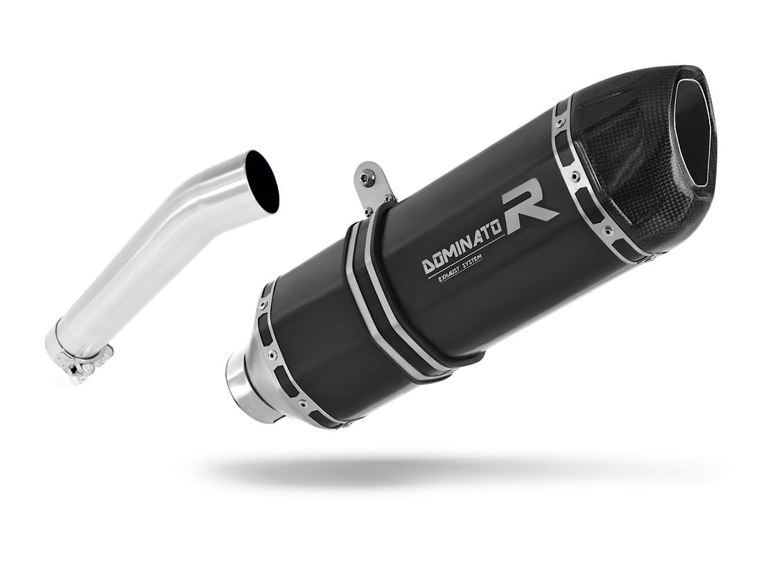 BMW F650GS 2000 - 2003 Exhaust Silencer Muffler HP1 BLACK + dB killer 20 m.