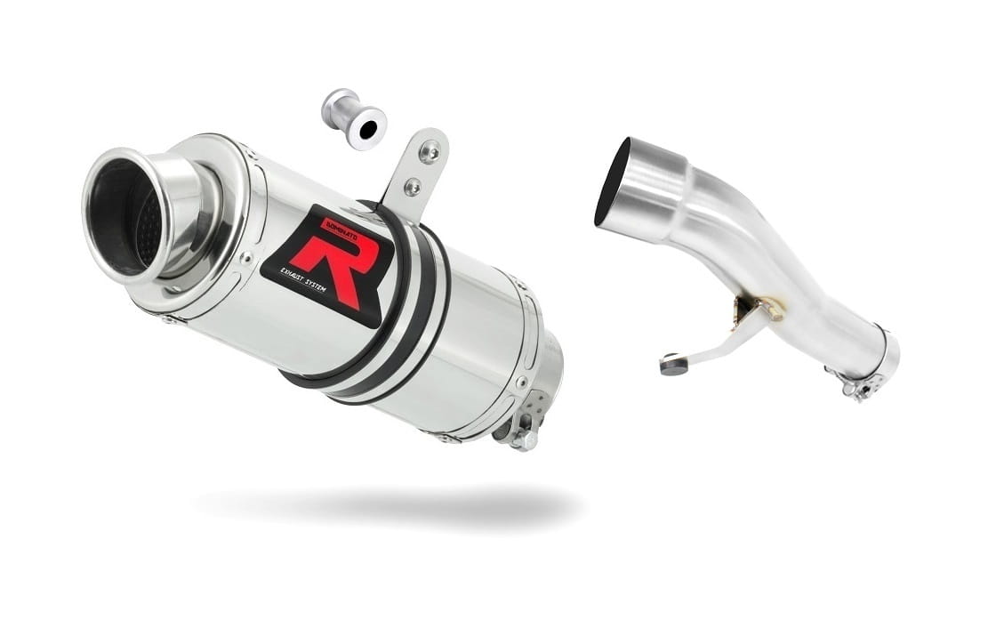 Honda CBF 500 2004 - 2005 Exhaust Silencer Muffler GP1 + dB killer medium 20 m.