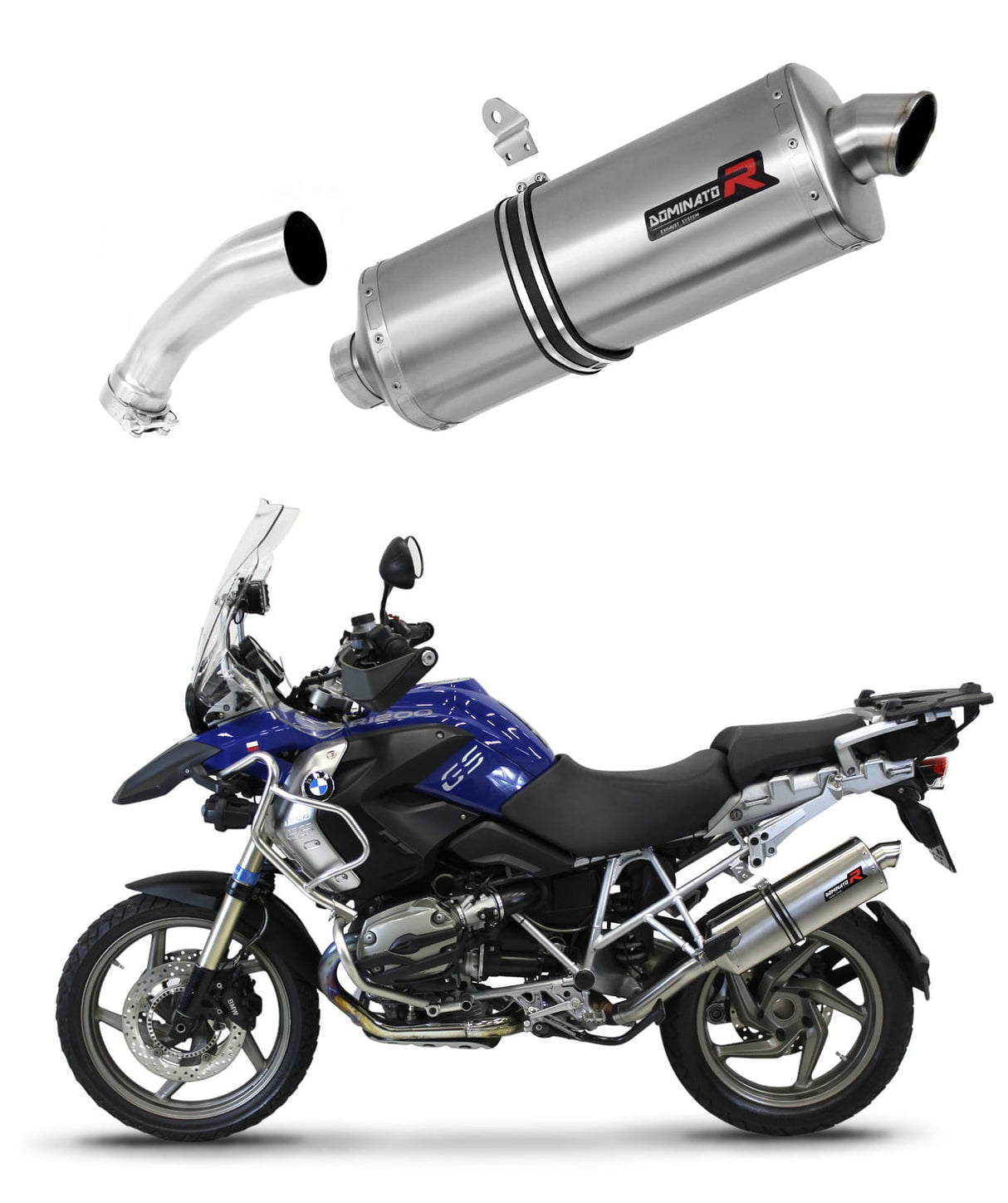 BMW R1200GS Adventure 2004 - 2009 EU Approved Exhaust Silencer P7 20 m.