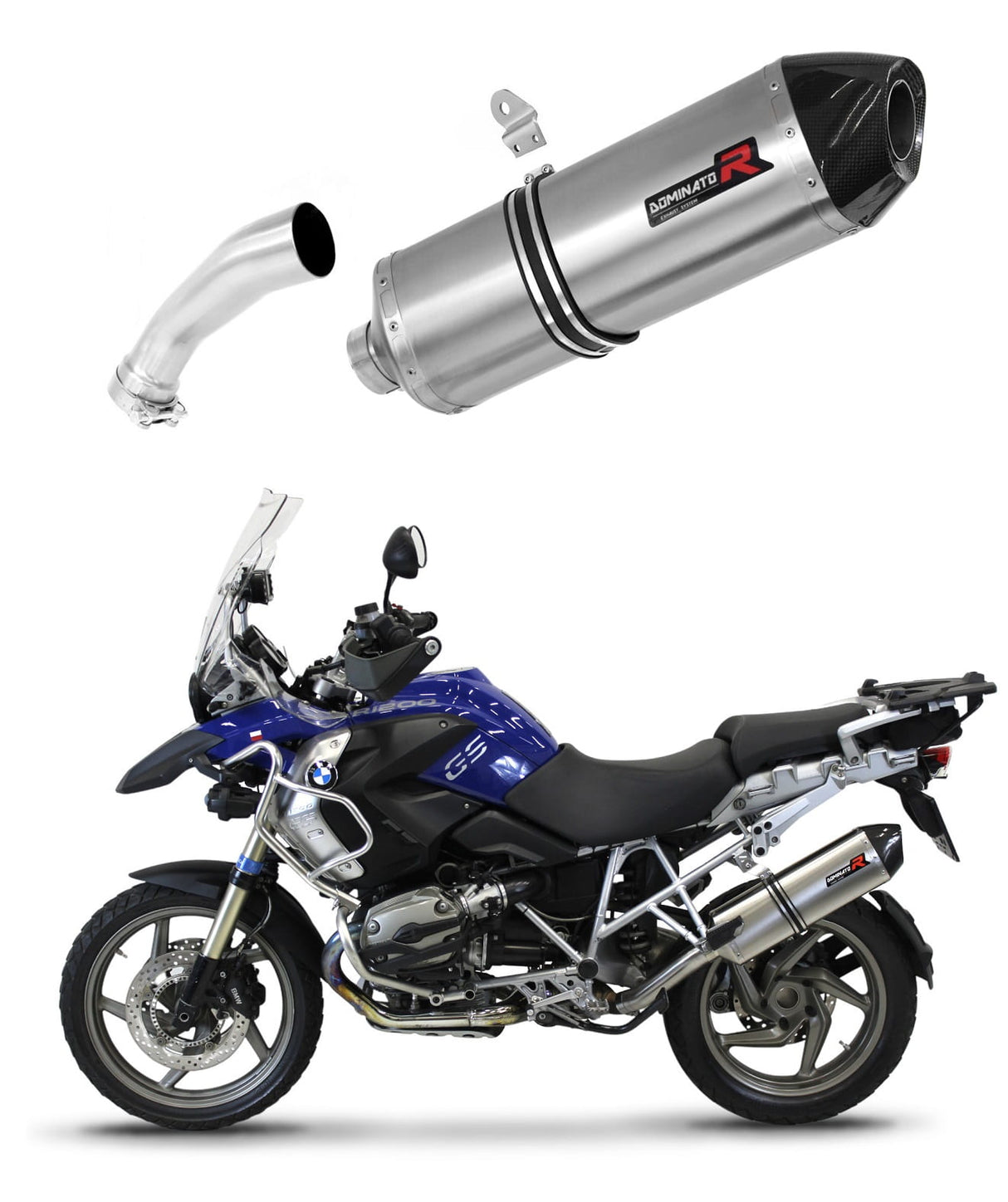 BMW R1200GS Adventure 2004 - 2009 EU Approved Exhaust Silencer HP7 20 m.