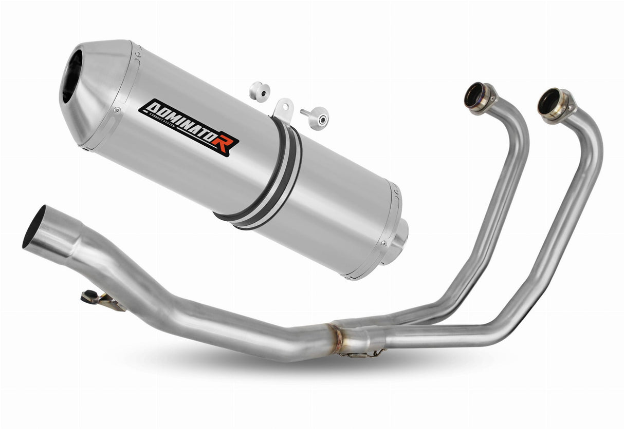 Suzuki GS 500F 2004 - 2014 Full Exhaust System Collector Silencer OVR + dB killer 20 m.