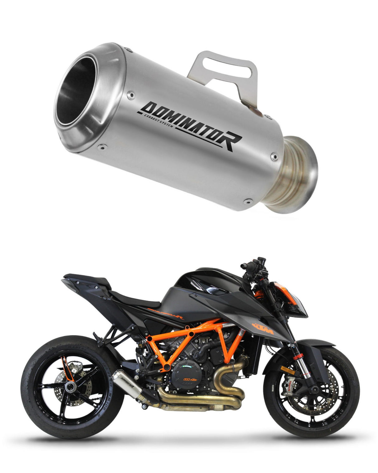 KTM 1290/1390 Super Duke 2020 - 2025 Exhaust Silencer Muffler GPS + dB killer medium 20 m.