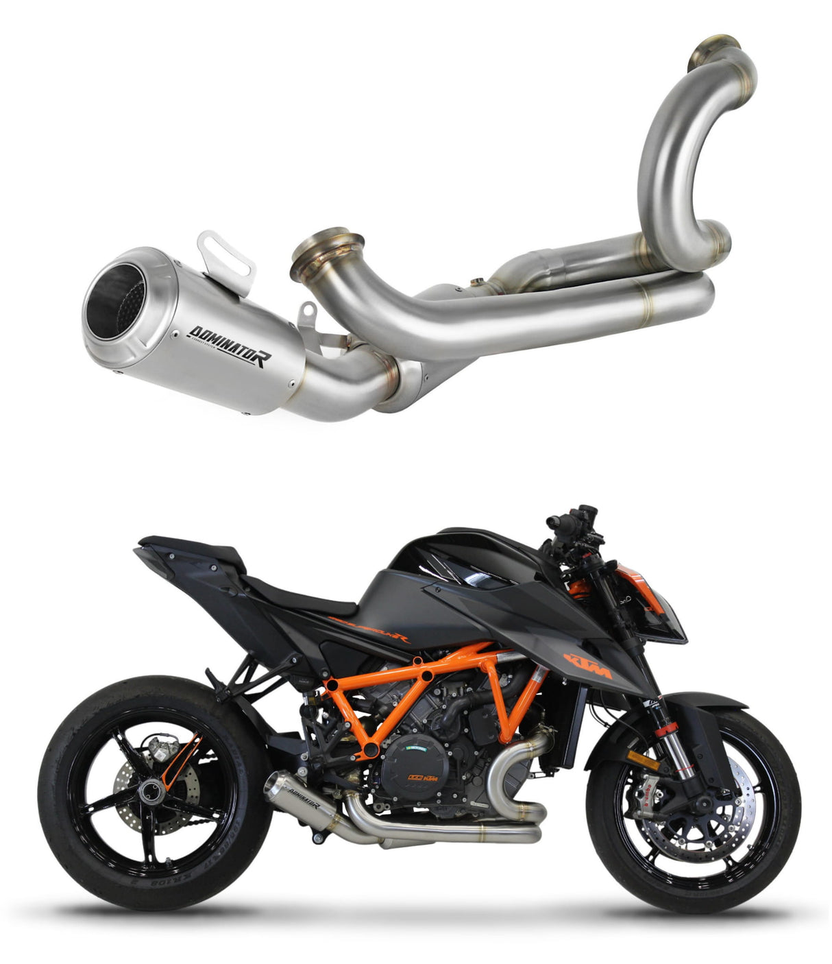 KTM 1290/1390 Super Duke 2020 - 2025 Exhaust Silencer Muffler GPS DECAT + dB killer medium 20 m.
