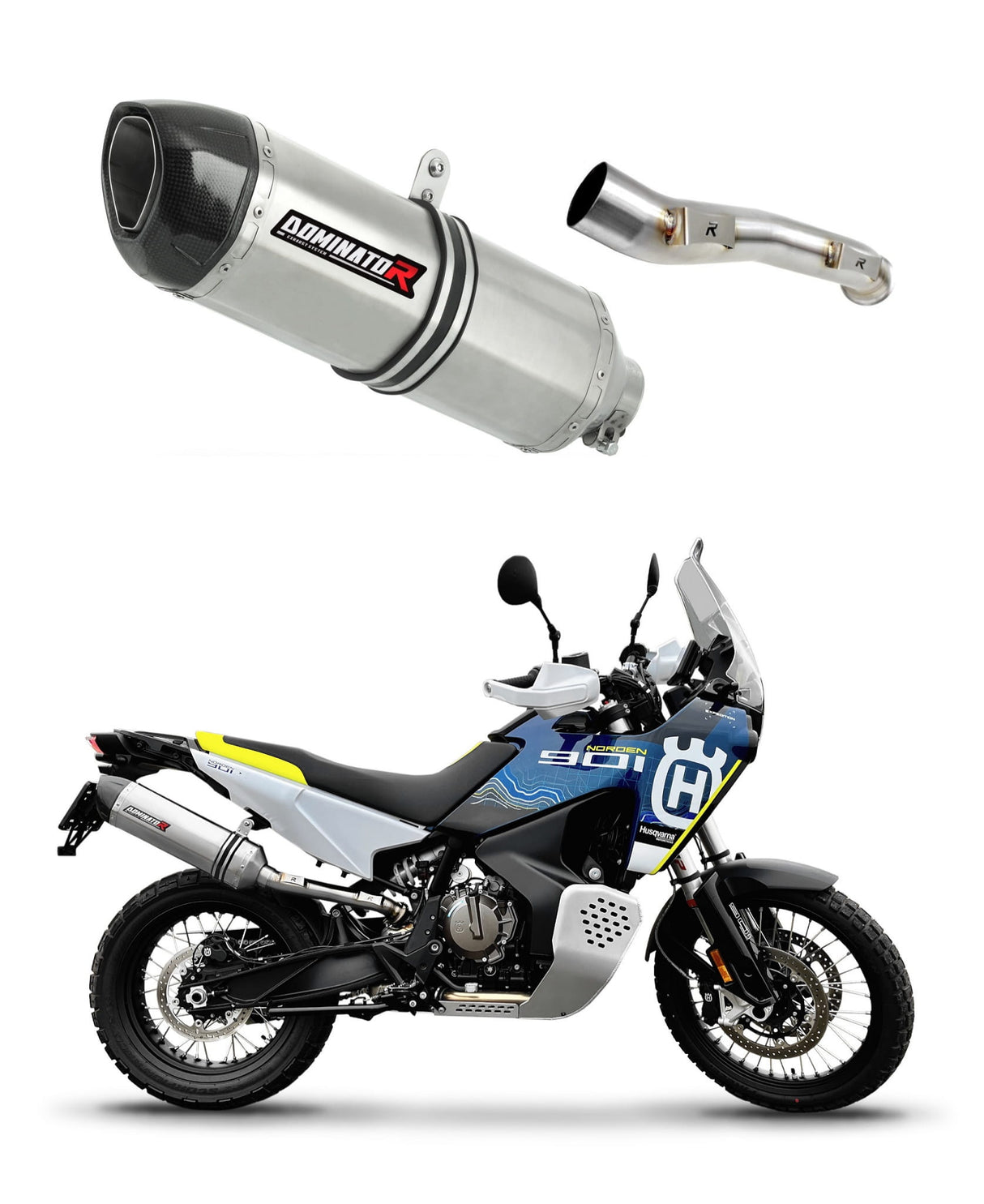 Husqvarna NORDEN 901 2022 - 2024 Exhaust Silencer Muffler HP1 + dB killer 20 m.