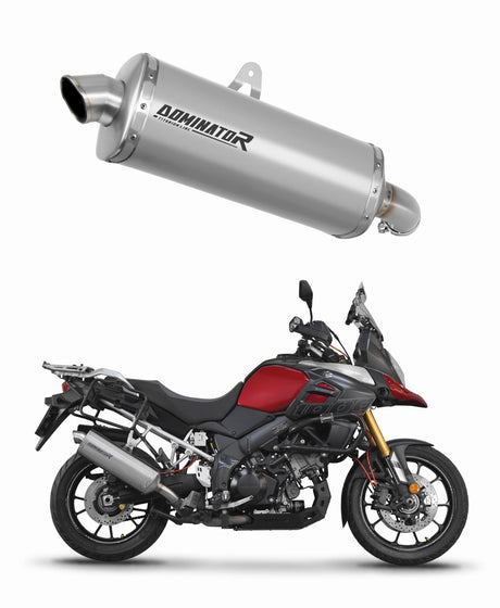 Suzuki DL 1000 V-Strom 2014 - 2016 Exhaust Silencer Muffler Titanium P7 + dB killer 20 m.