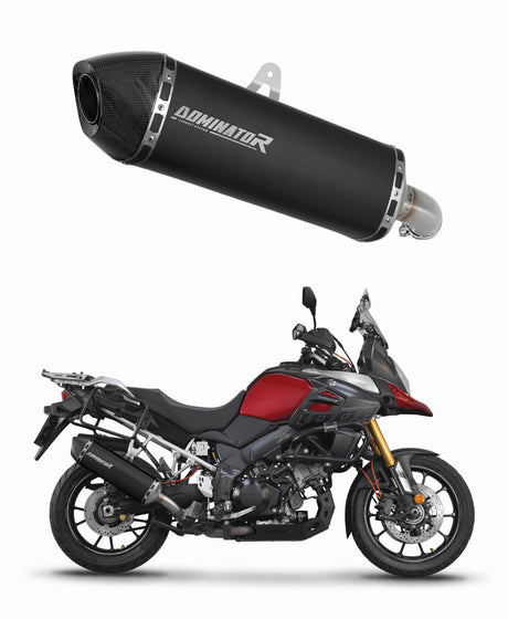 Suzuki DL 1000 V-Strom 2017 - 2020 Exhaust Silencer Muffler HP7 BLACK + dB killer 20 m.