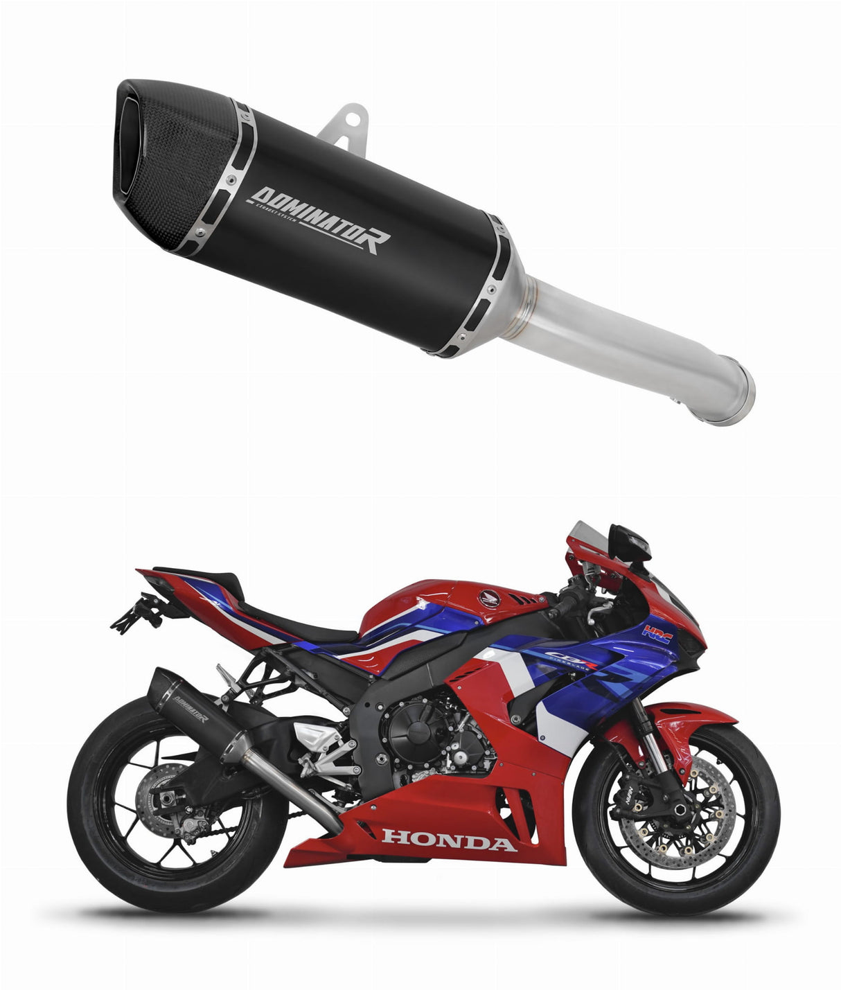 Honda CBR 1000RR-R Fireblade / SP 2020 - 2024 Exhaust Silencer Muffler HP6 BLACK + dB killer 20 m.