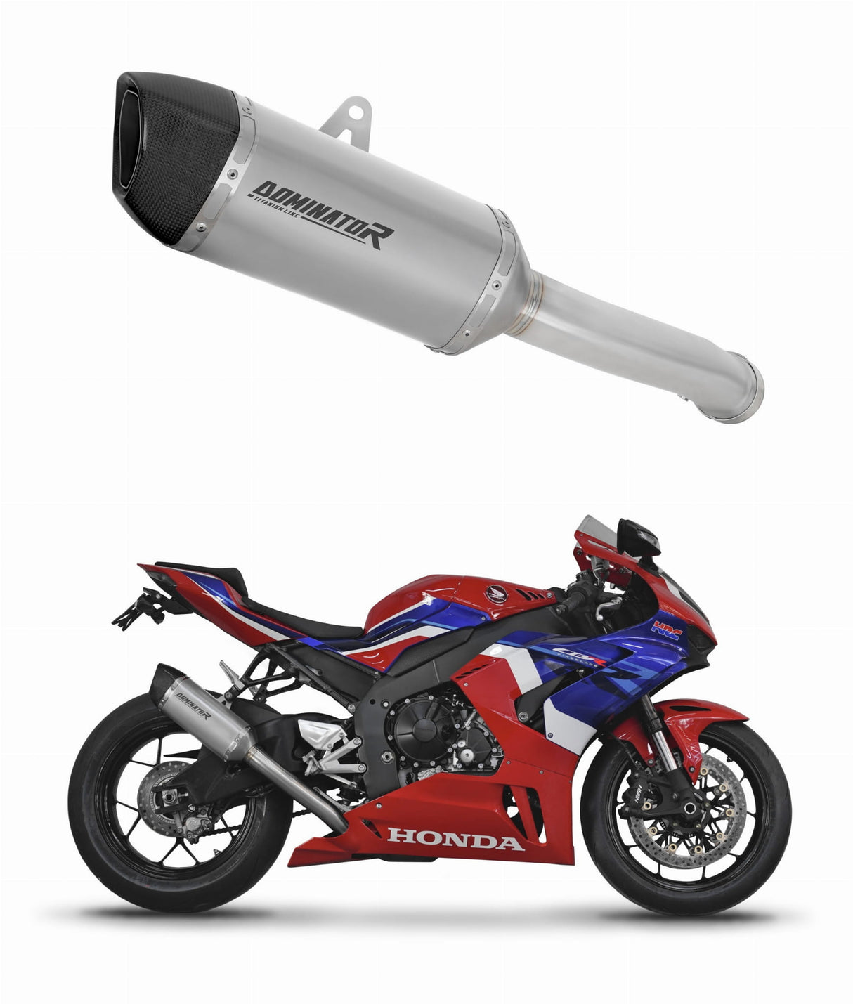 Honda CBR 1000RR-R Fireblade / SP 2020 - 2024 Exhaust Silencer Muffler Titanium HP6 + dB killer 20 m.