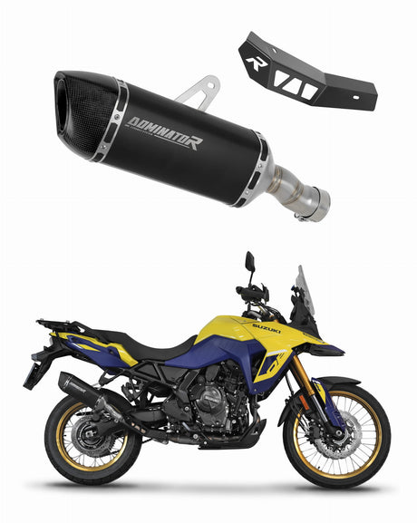 Suzuki V-Strom 800 SE / DE 2023 - 2024 Exhaust Silencer Muffler HP6 BLACK + dB killer 20 m.
