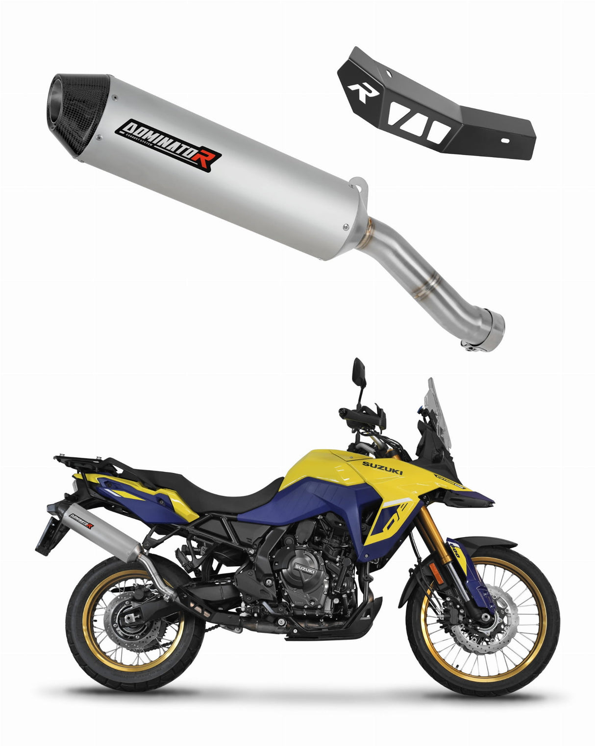 Suzuki V-Strom 800 SE / DE 2023 - 2024 Exhaust Silencer Muffler MX2 + dB killer 20 m.