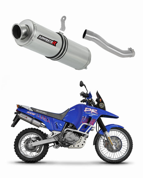 Suzuki DR 800 S / BIG RIGHT SIDE Exhaust Silencer Muffler ST + dB killer