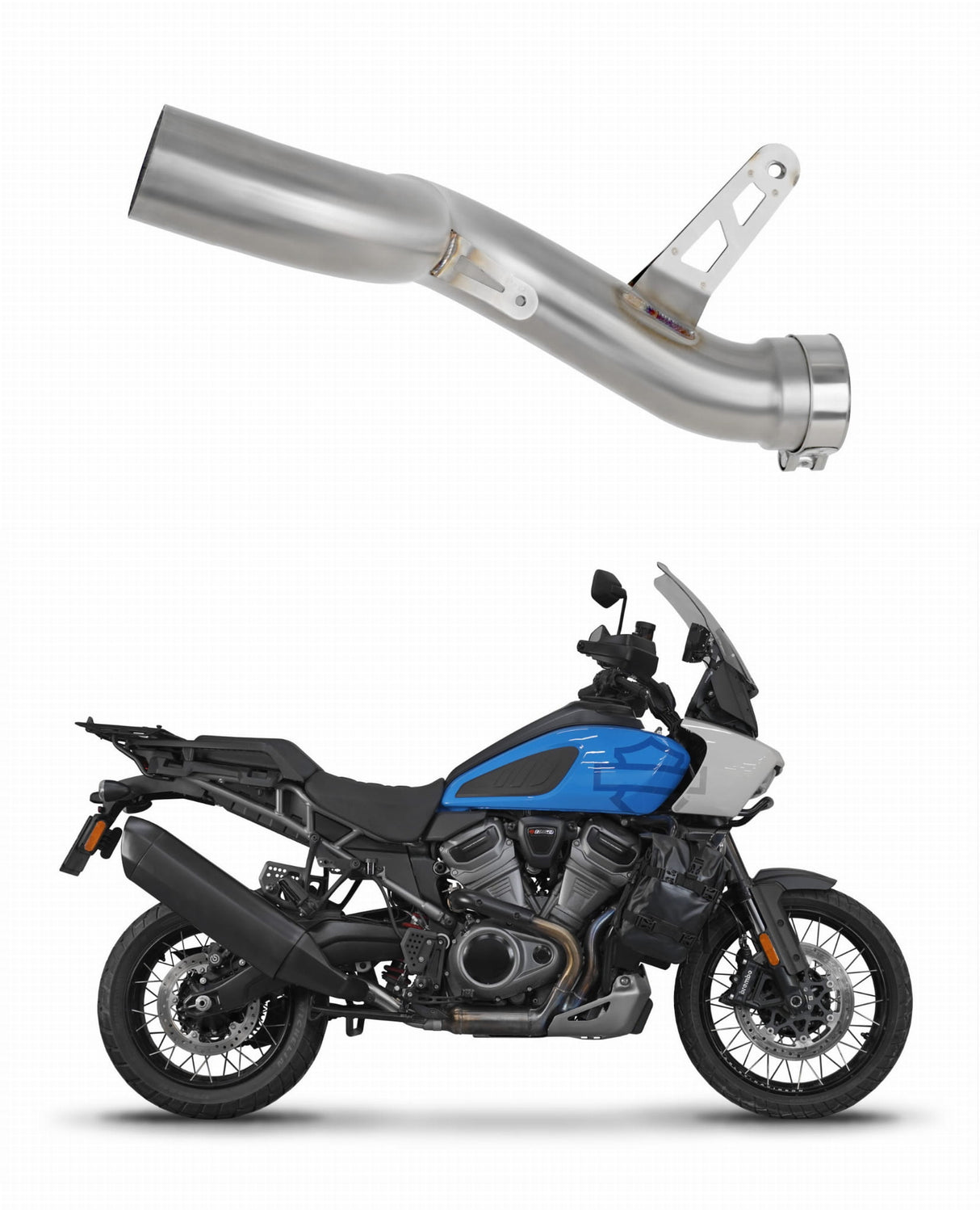 Harley Davidson PAN AMERICA 1250 2021 - 2024 Racing Down Pipe Mid pipe 20 m.