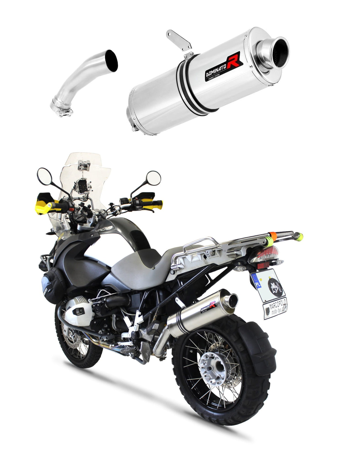BMW R1200GS 2010 - 2012 EU Approved Exhaust Silencer OV 20 m.