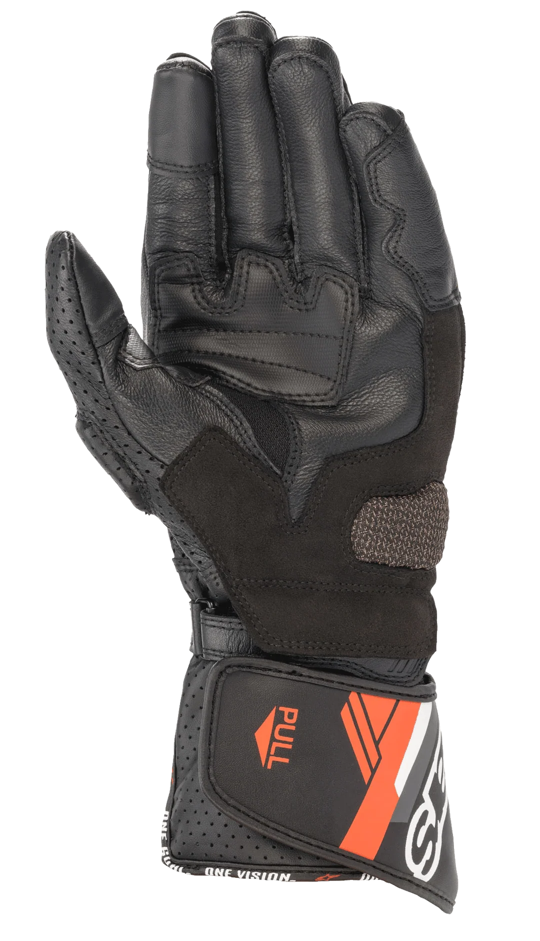 SP-8 V3 Gloves - Black Red Fluo