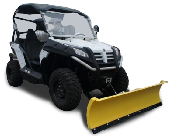 CF MOTO Z6 Snowplow dedicated to quad bike