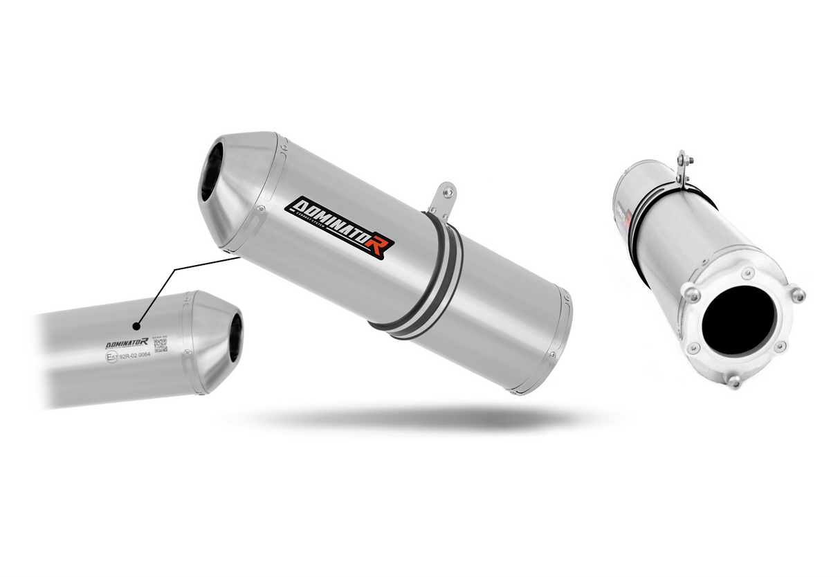 Dominator ECE approved exhaust silencer OVR for Kawasaki ZX6R 1995-1997