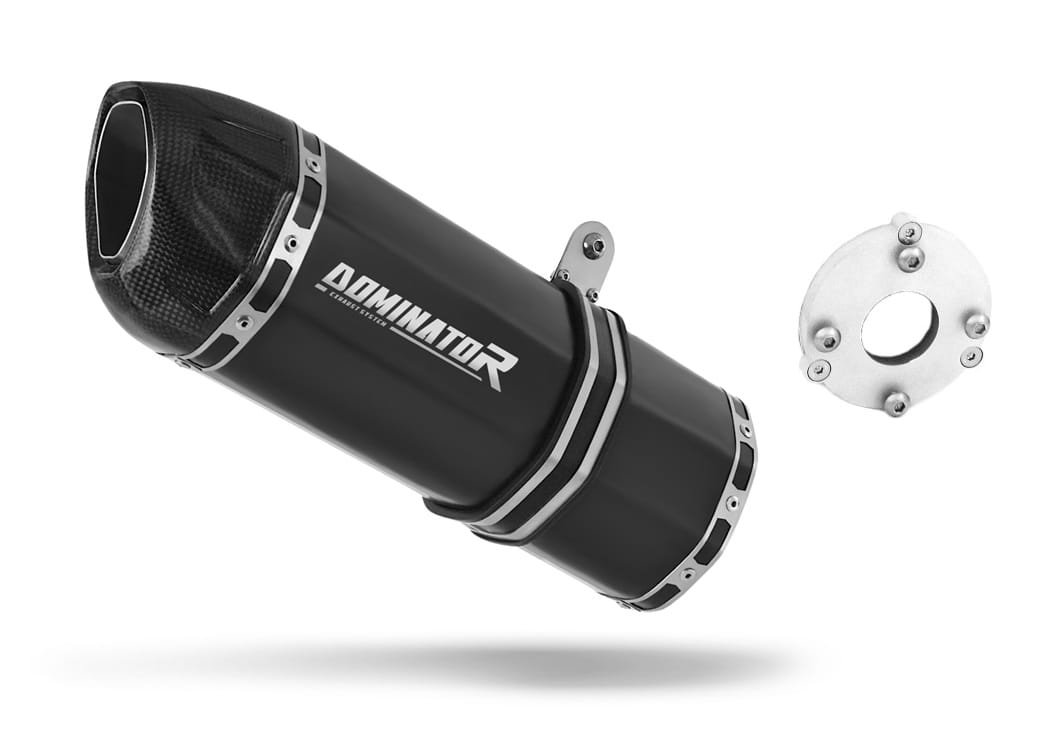 Daelim VJF Roadwin 125 Exhaust Silencer Muffler HP1 BLACK + dB killer