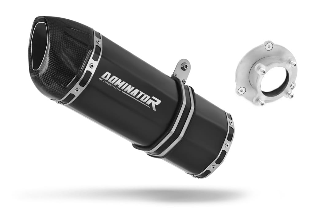 Honda CBF 250 2004 - 2006 Exhaust Silencer Muffler HP1 BLACK + dB killer 20 m.