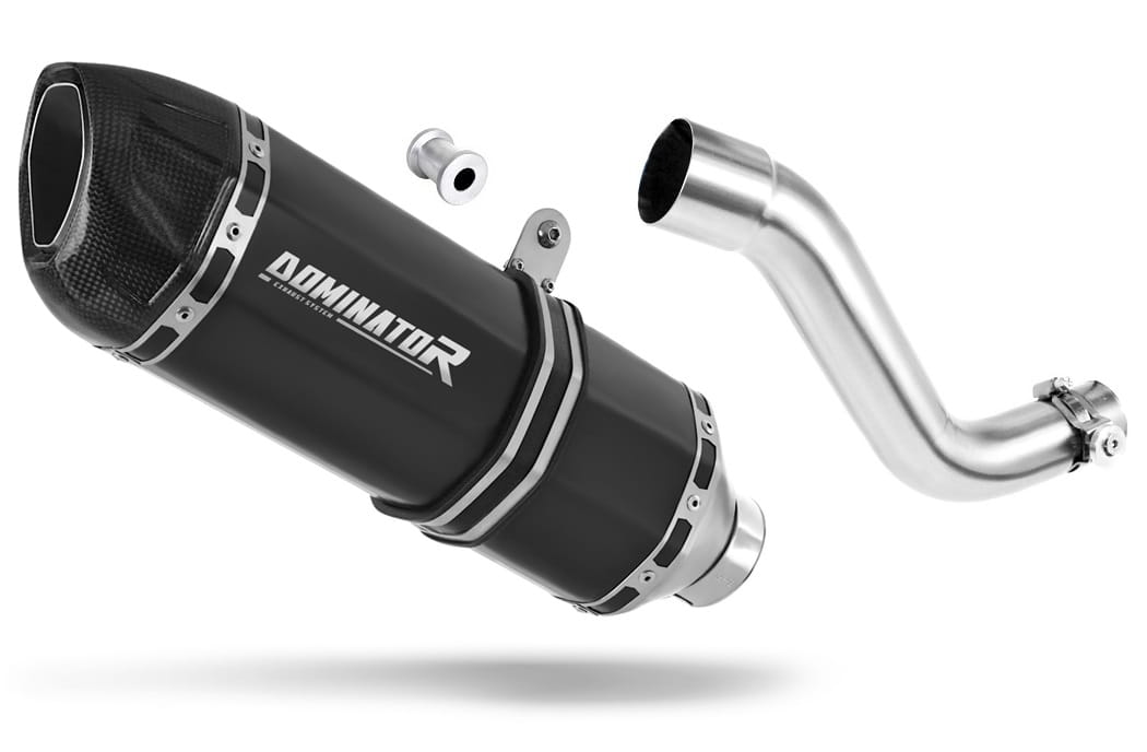 Honda CRF 250 Rally 2017 - 2019 Exhaust Silencer Muffler HP1 BLACK + dB killer 20 m.