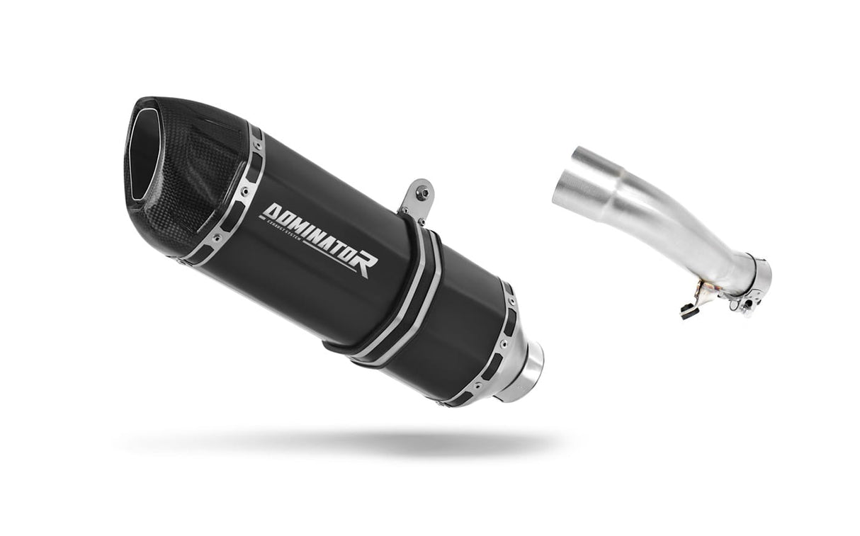 Honda CB 500 F 2013 - 2015 Exhaust Silencer Muffler HP1 BLACK + dB killer 20 m.