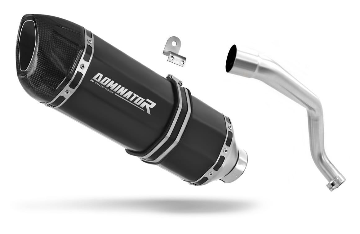 Honda CB 600F HORNET 1998 - 2002 Exhaust Silencer Muffler HP1 BLACK + dB killer 19 m.