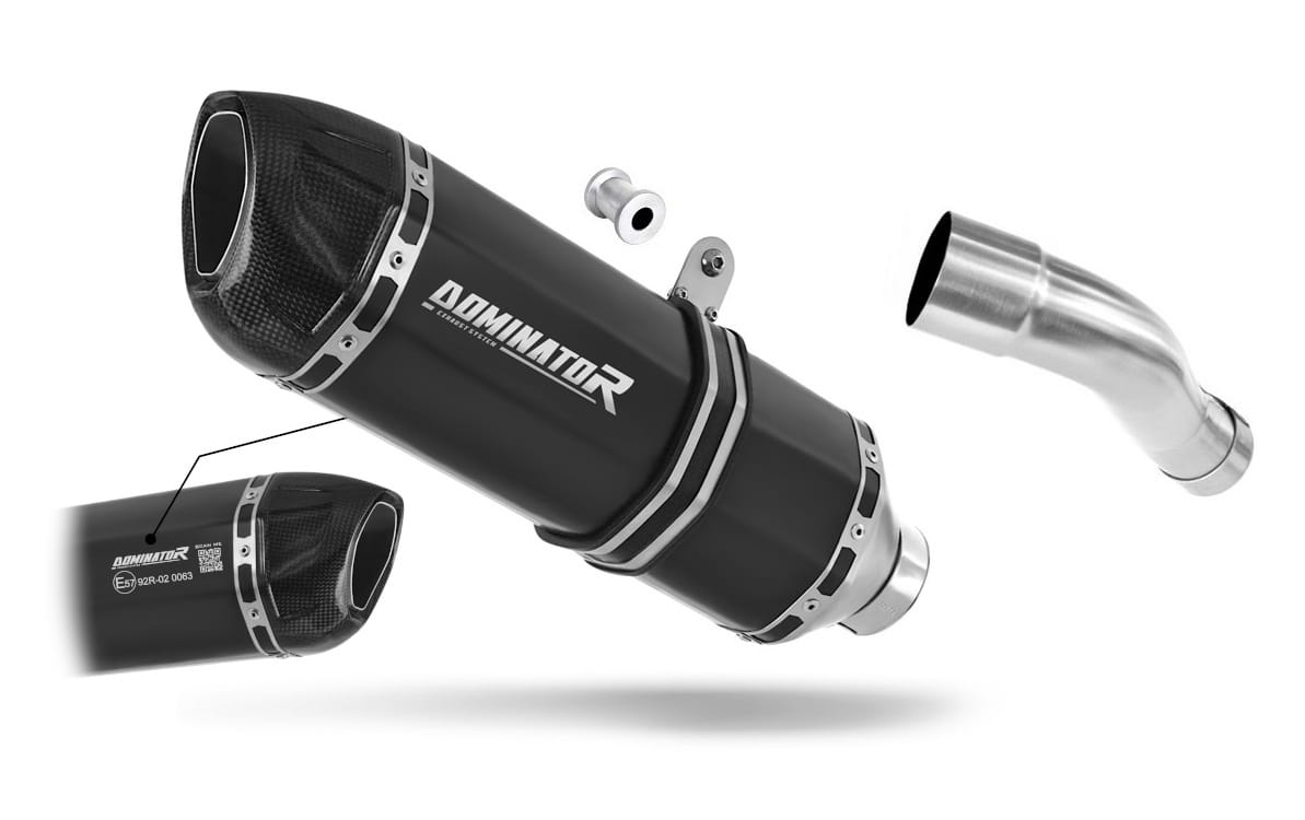 Honda CBR 600F PC41 2011 - 2015 EU Approved Exhaust Silencer HP1 BLACK 20 m.