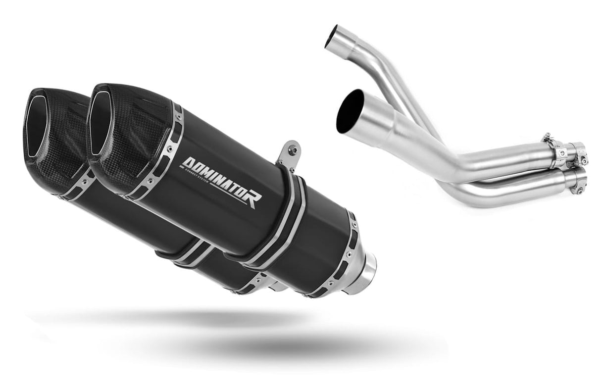 Honda FMX 650 2005 - 2009 Exhaust Silencer Muffler HP1 BLACK + dB killer 20 m.