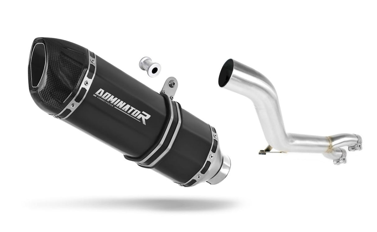 Honda NT 650 V DEAUVILLE RC47 1998 - 2005 Exhaust Silencer Muffler HP1 BLACK + dB killer 19 m.