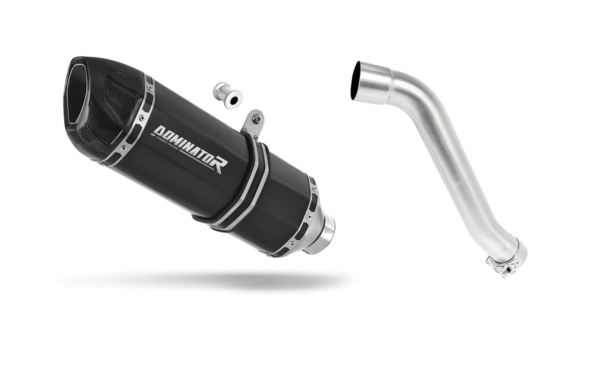 Honda XL 650 V TRANSALP 2001 - 2007 Exhaust Silencer Muffler HP1 BLACK + dB killer 20 m.