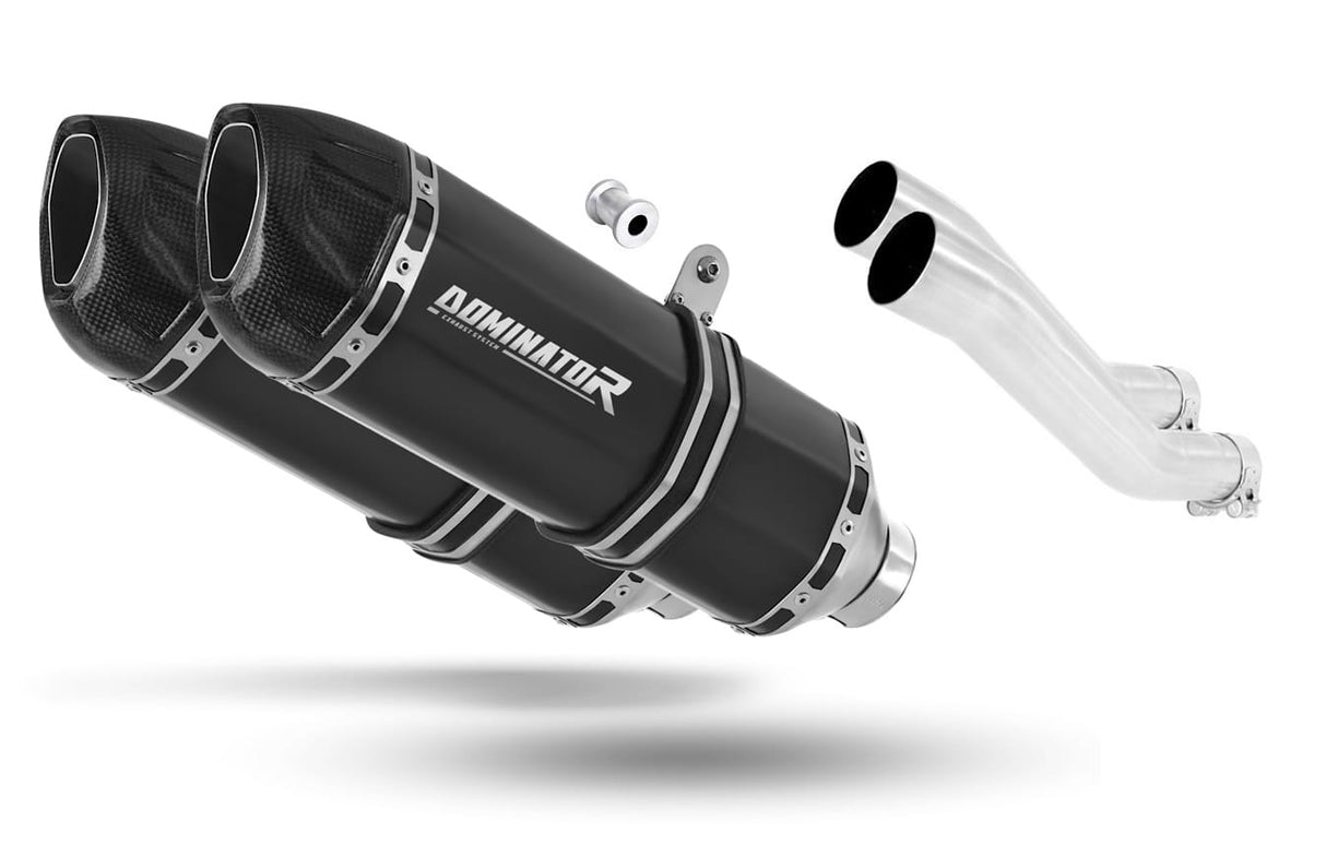 Honda CB 750 SEVEN FIFTY 1992 - 2003 Exhaust Silencer Muffler HP1 BLACK + dB killer 19 m.