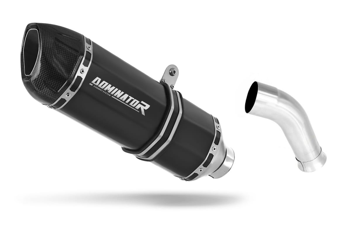 Honda VFR 750 1993 - 1997 Exhaust Silencer Muffler HP1 BLACK + dB killer 19 m.