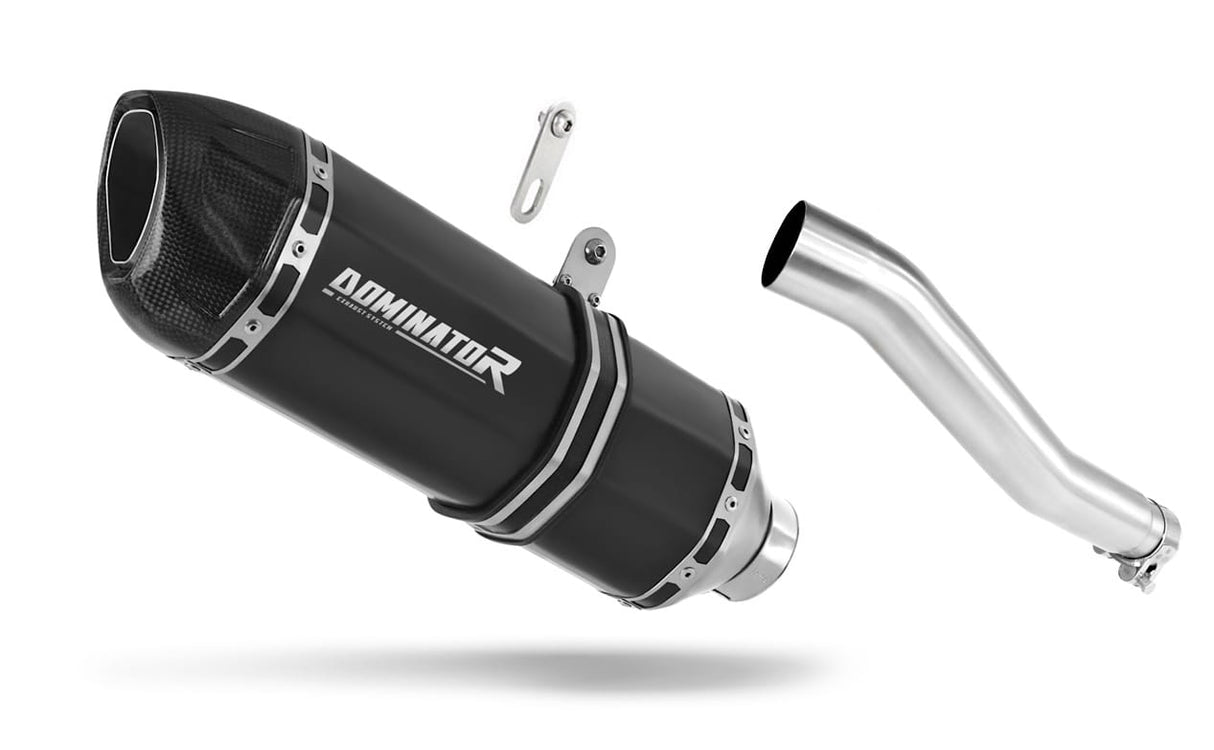 Honda XRV 750 AFRICA TWIN 1993 - 1995 RD07 Exhaust Silencer Muffler HP1 BLACK + dB killer 19 m.