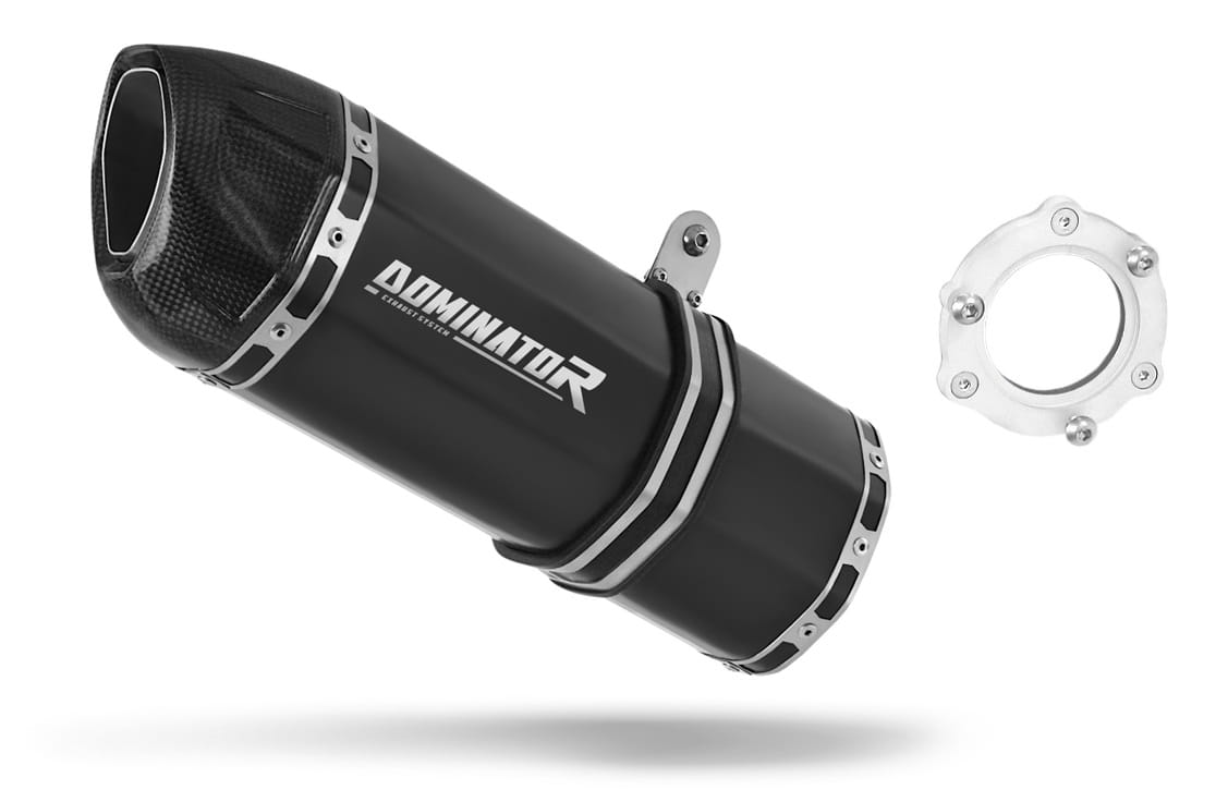 Honda CBR 900RR Fireblade SC33 1996 - 1999 Exhaust Silencer Muffler HP1 BLACK + dB killer 19 m.