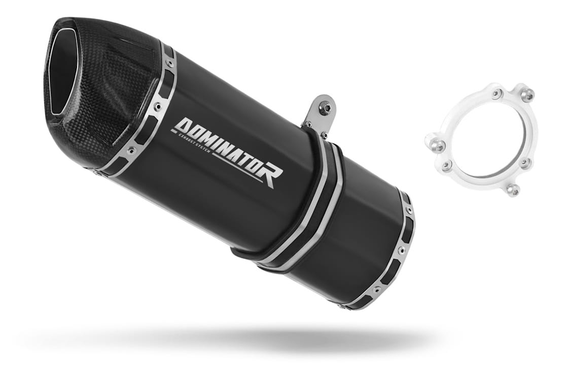 Honda CBR 929 2000 - 2001 Exhaust Silencer Muffler HP1 BLACK + dB killer 20 m.