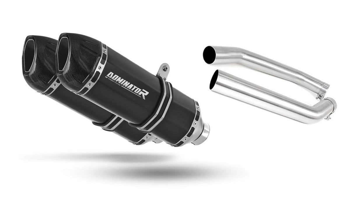 Honda VTR 1000 SP2 2002 - 2006 Exhaust Silencer Muffler HP1 BLACK + dB killer 20 m.