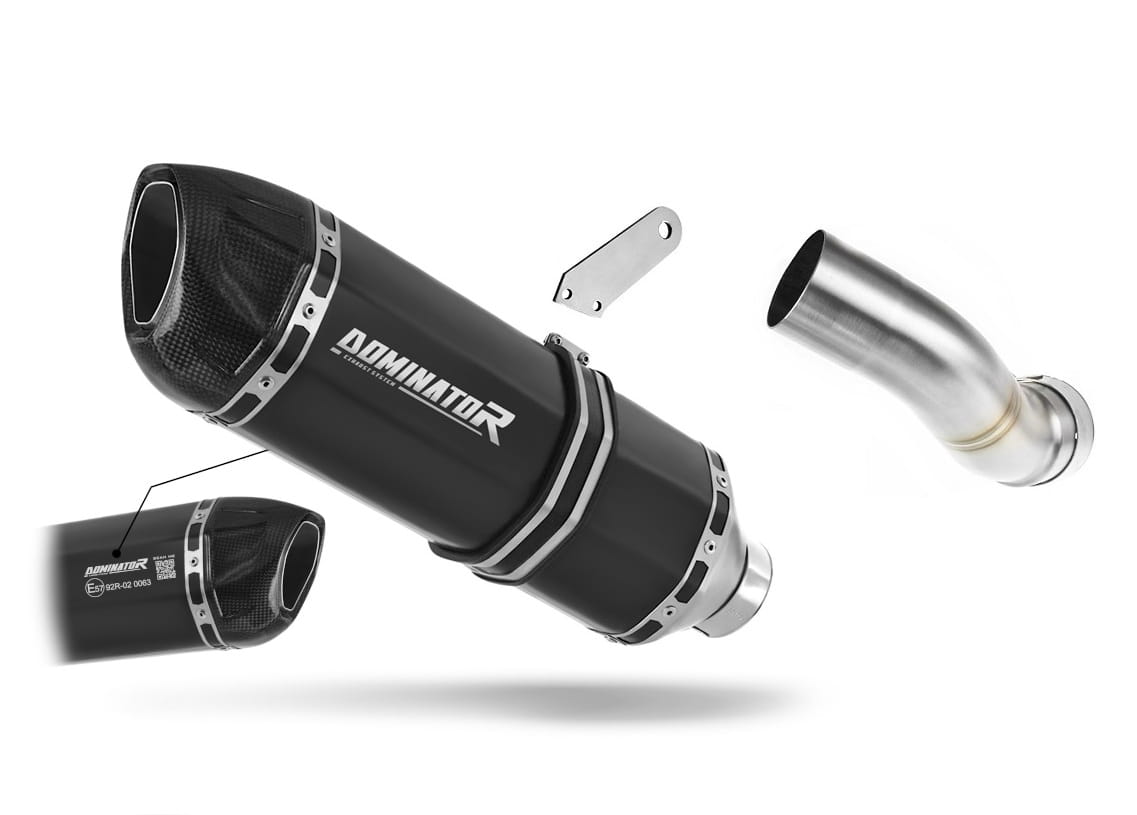 Dominator ECE approved exhaust silencer HP1 for Kawasaki Z 900 2017-2019