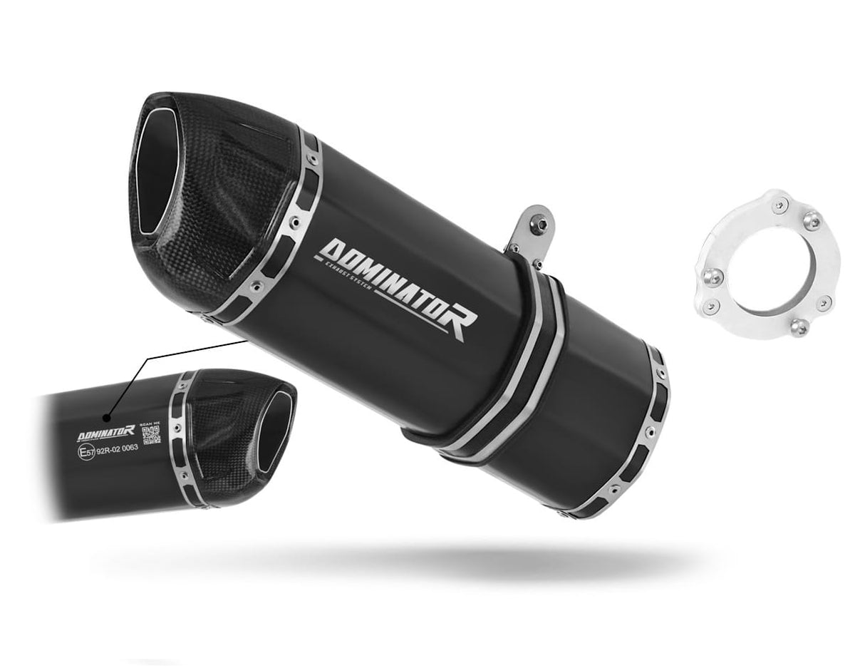 Kawasaki ZX9R 1994 - 2002 EU Approved Exhaust Silencer HP1 BLACK 19 m.