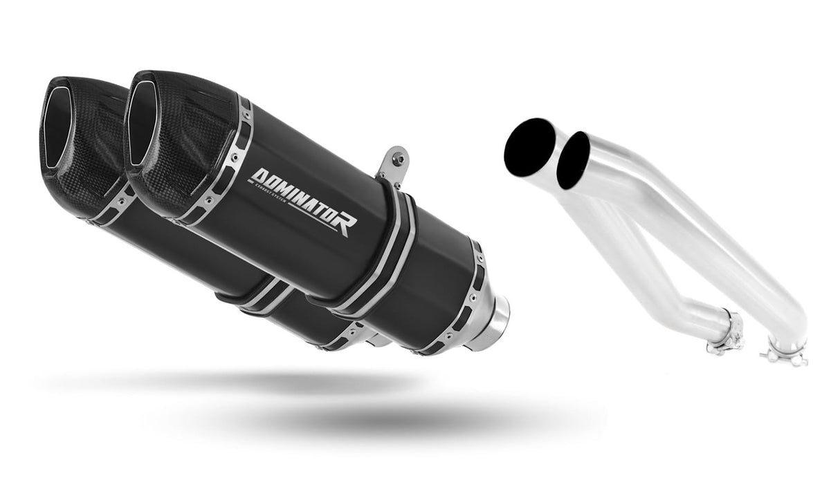 Kawasaki Z1000 2003 - 2006 Exhaust Silencer Muffler HP1 BLACK + dB killer 20 m.