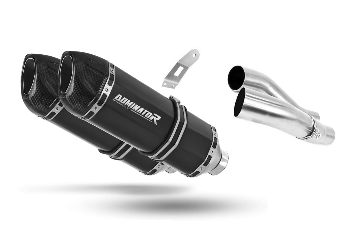 Kawasaki Z1000 SX 2017 - 2020 Exhaust Silencer Muffler HP1 BLACK + dB killer 20 m.