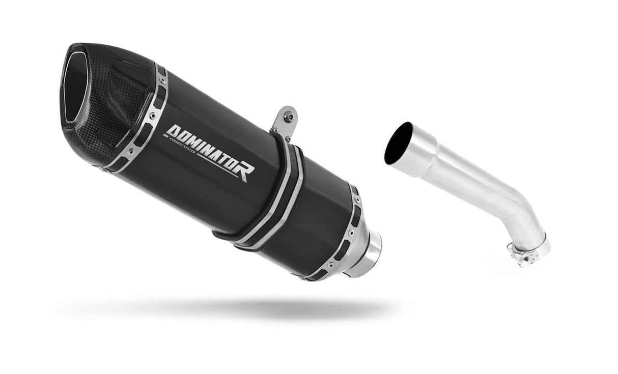 Kawasaki ZX10R 2004 - 2005 Exhaust Silencer Muffler HP1 BLACK + dB killer 20 m.