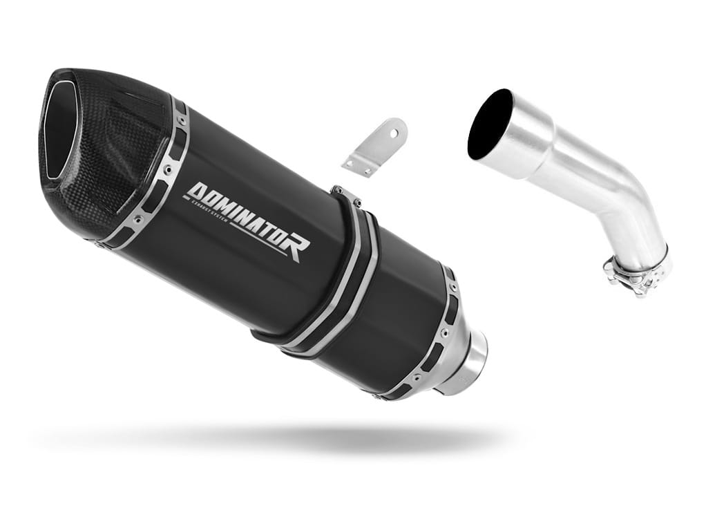 Kawasaki ZX10R 2008 - 2010 Exhaust Silencer Muffler HP1 BLACK + dB killer 20 m.